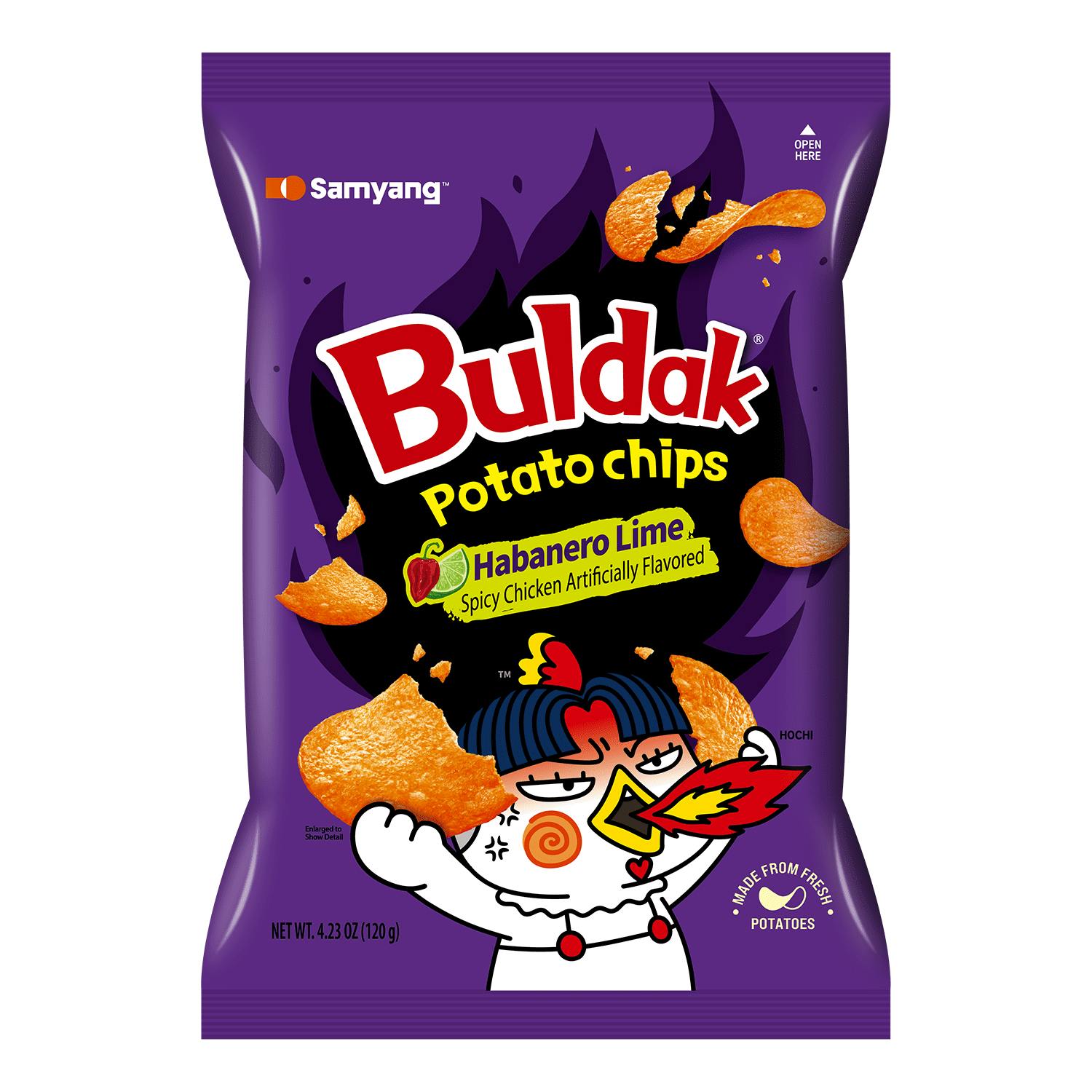 Samyang Potato Chips Habanero Lime