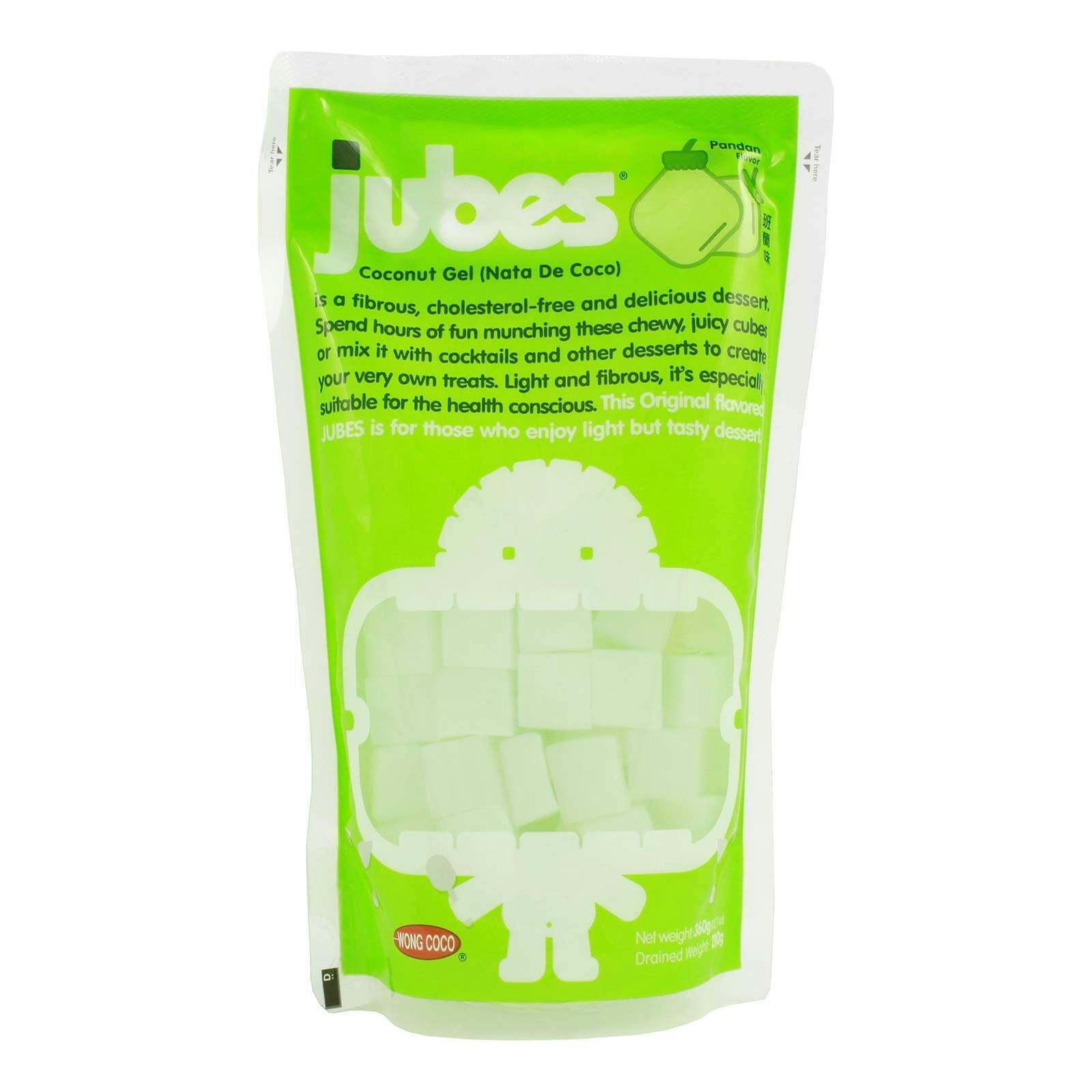 Jubes Nata Coco Original Pandan