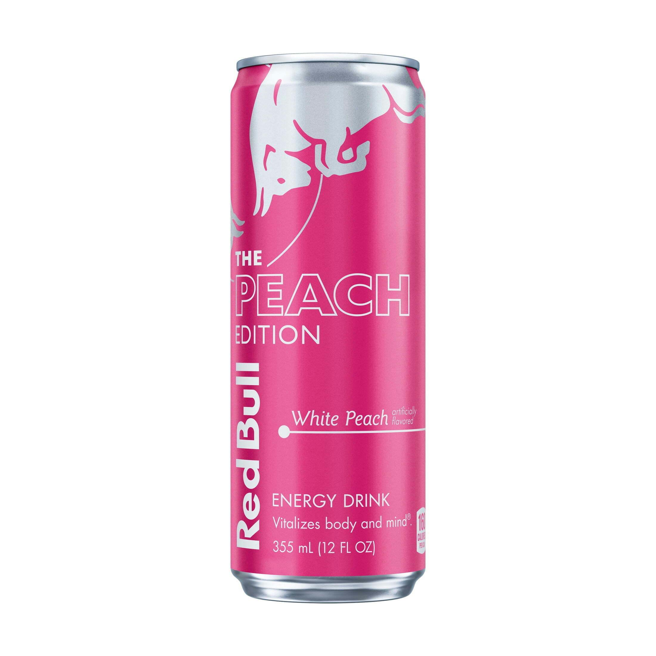 Red Bull White Peach Energy Drink 12 fl oz
