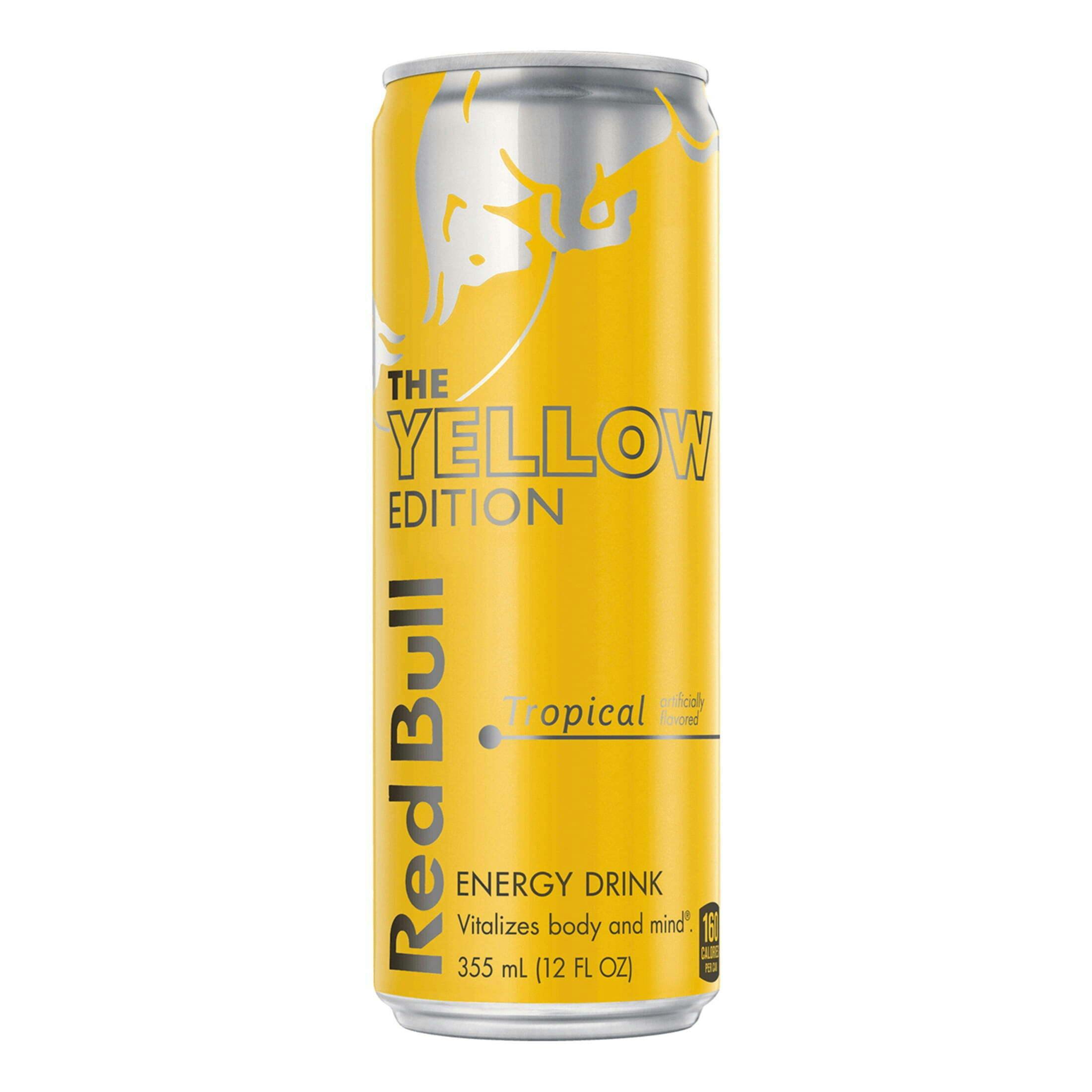 Red Bull Yellow Tropical Energy Drink 12 fl oz