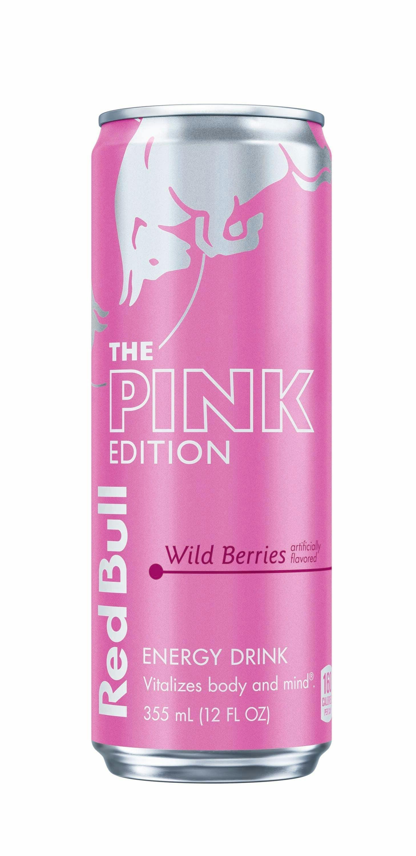 Red Bull Pink Wild Berries Energy Drink 12 fl oz