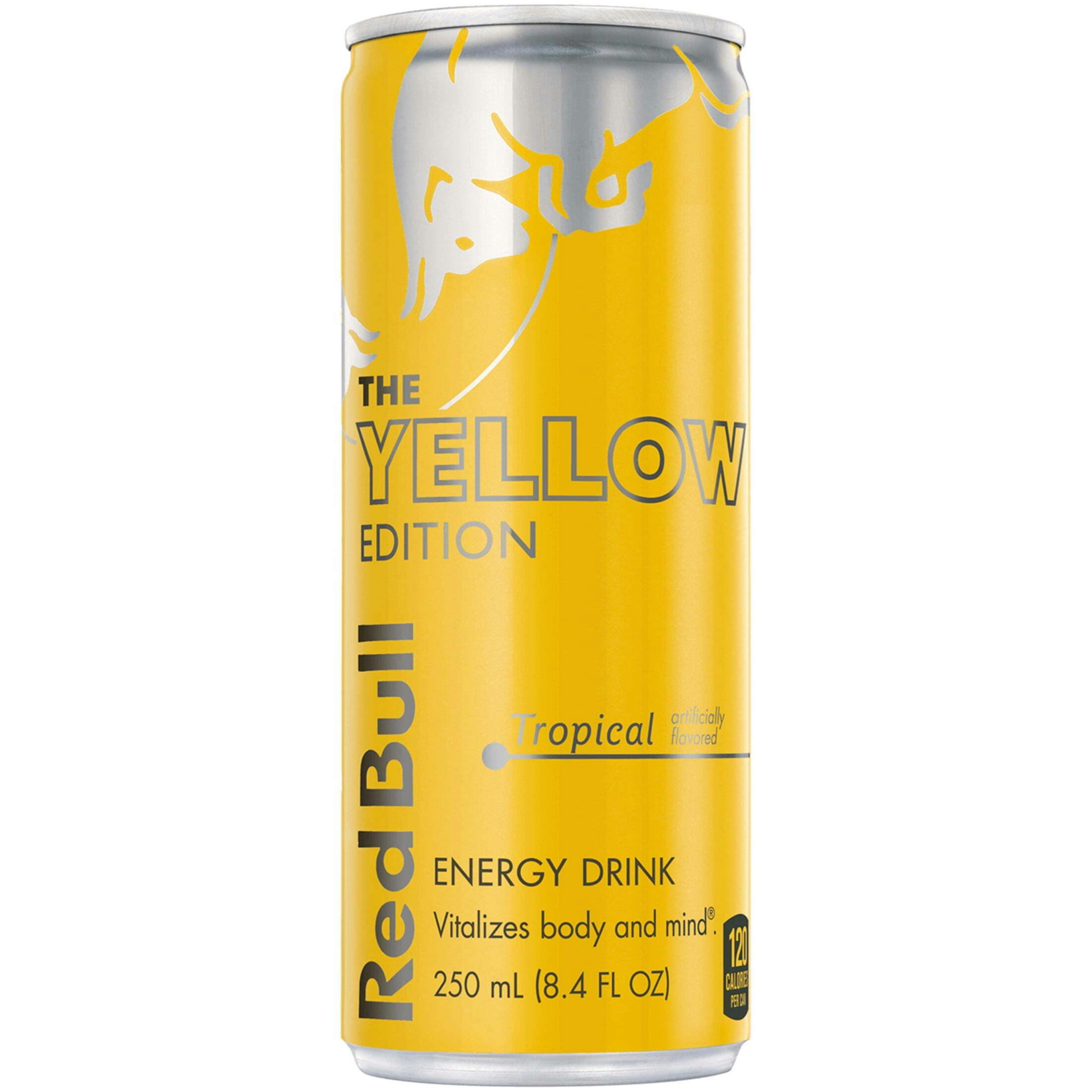 Red Bull Yellow Tropical Energy Drink 8.4 fl oz