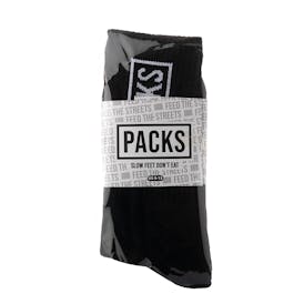 100PACKS - Socks - Black