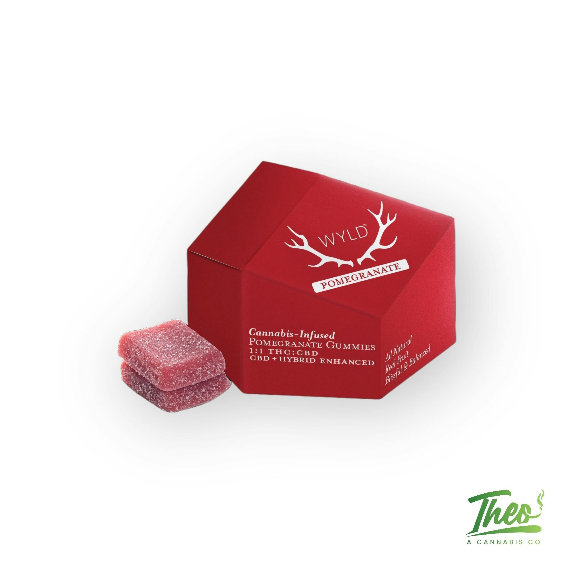 POMEGRANATE 1:1 THC:CBD GUMMIES