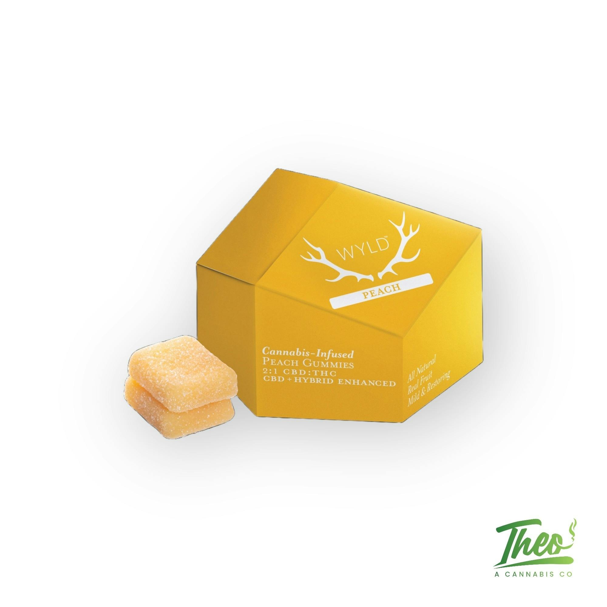 PEACH 2:1 CBD:THC GUMMIES