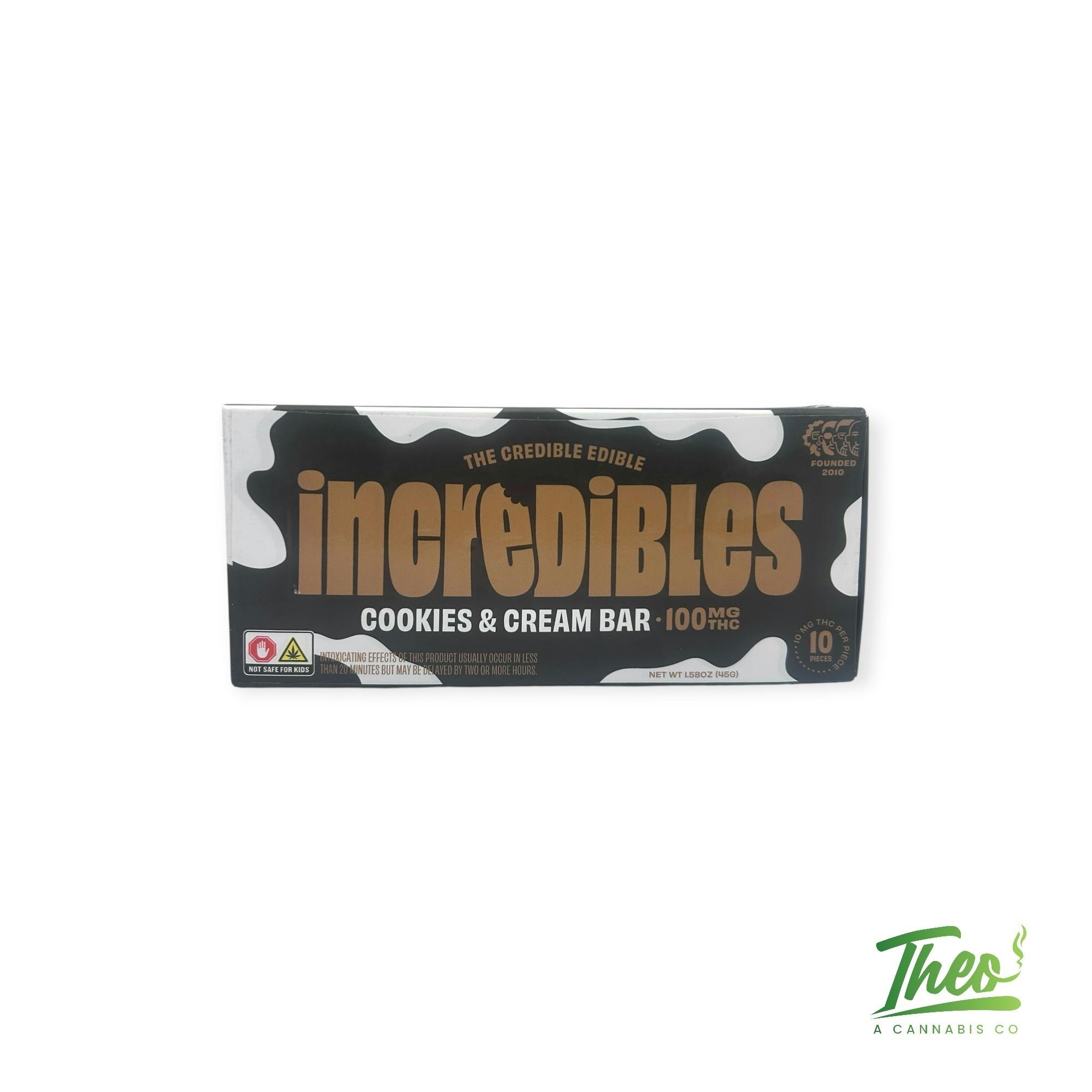 COOKIES & CREAM BAR 100MG