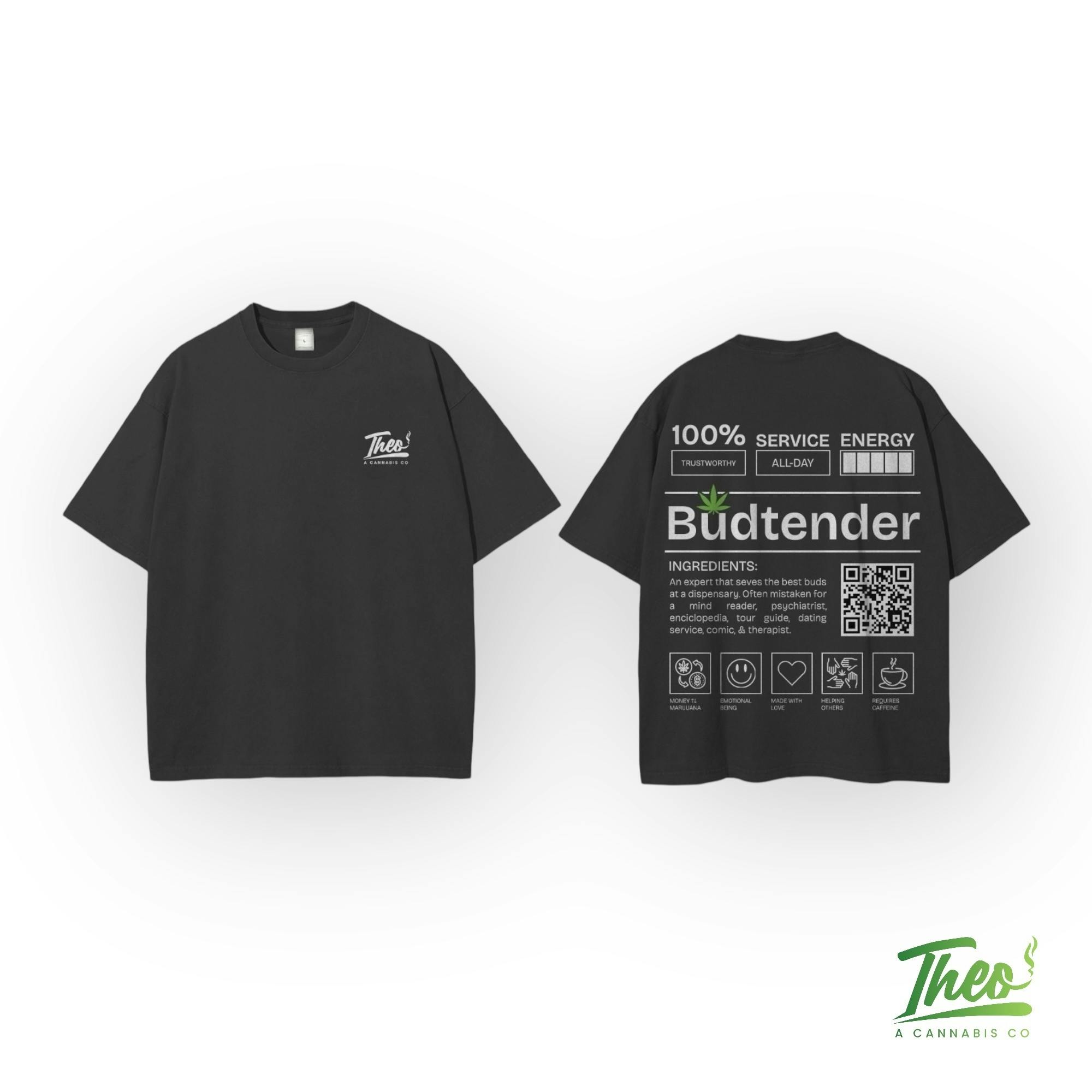 BUDTENDER T-SHIRT/BLACK