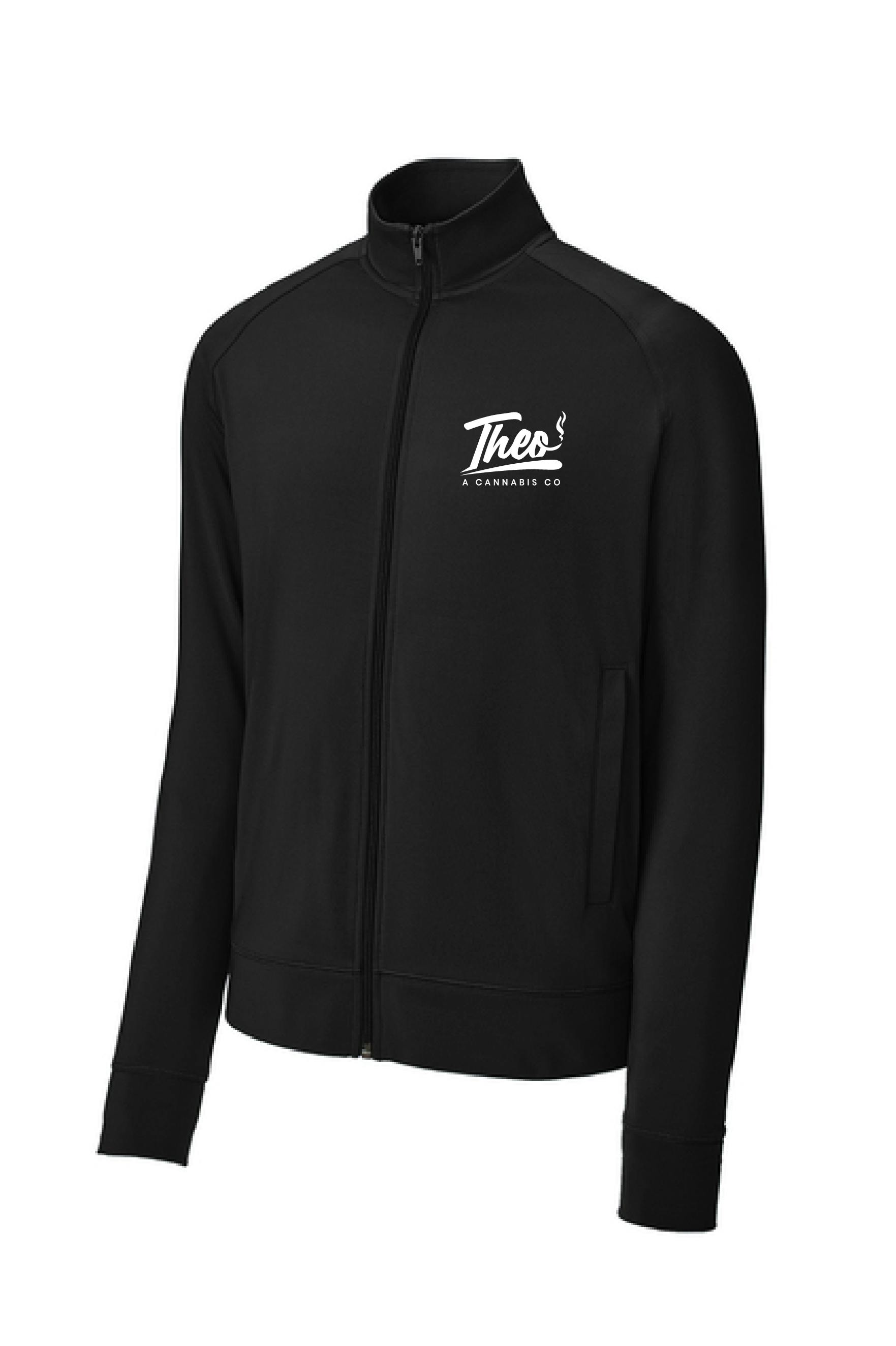BLACK SPORT JACKET W/WHITE LOGO