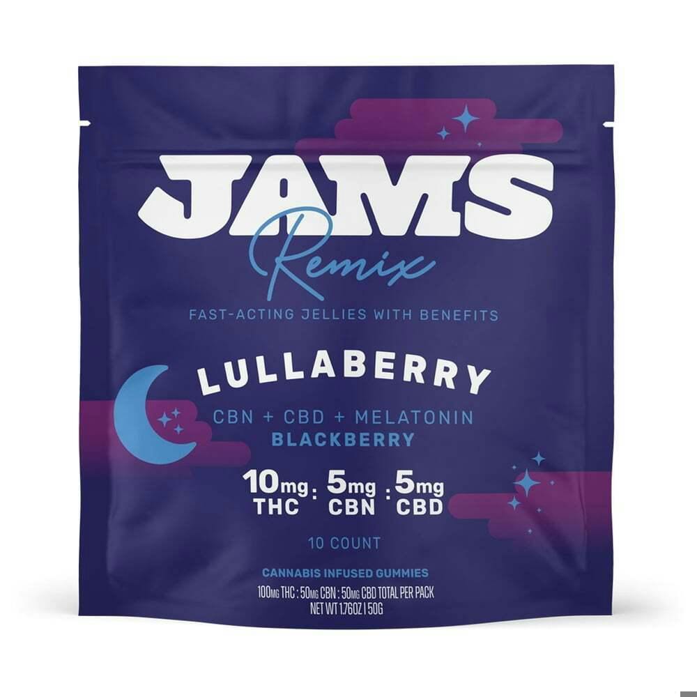 FAST ACTING LULLABERRY THC:CBN:CBD 100MG