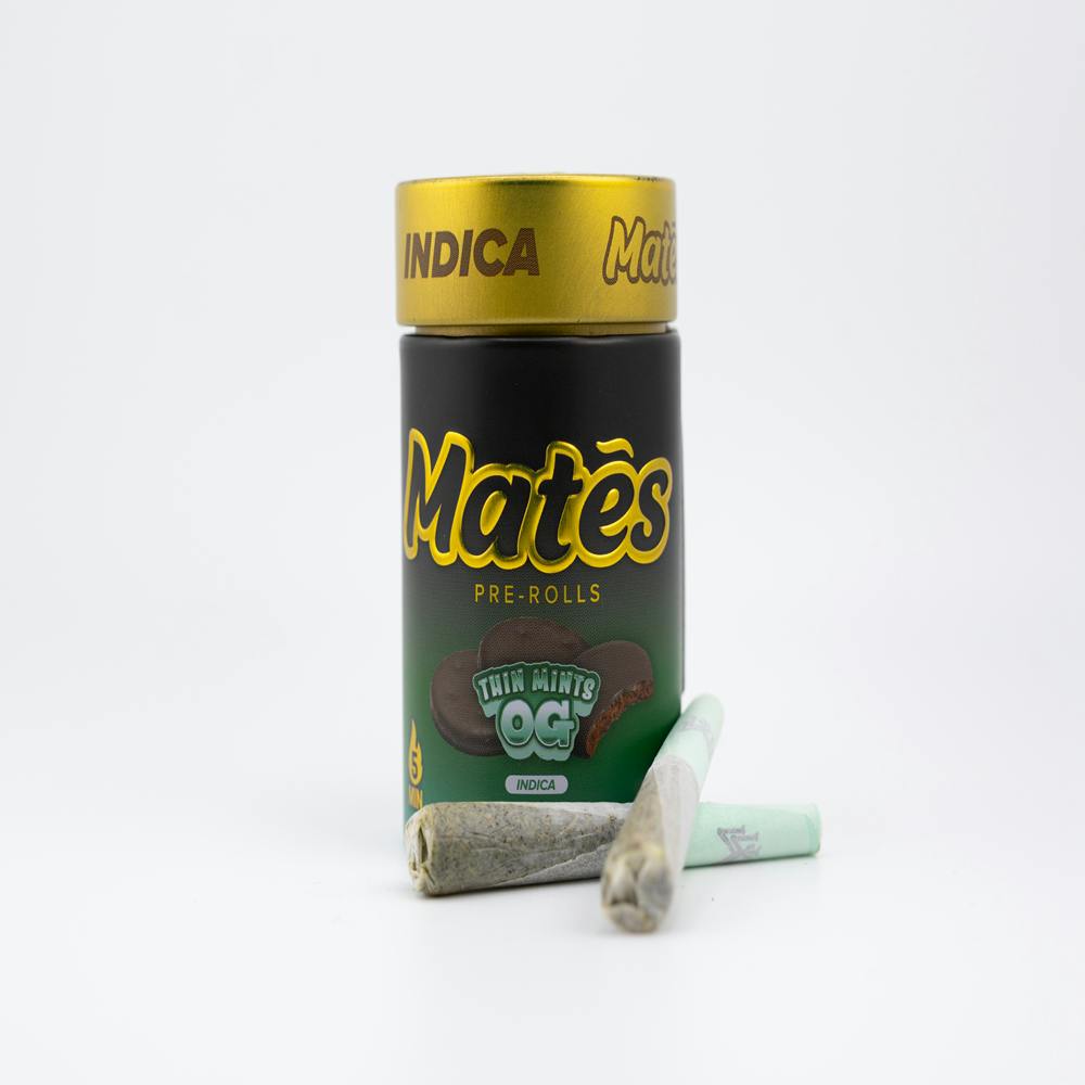 Muha Meds Mates Thin Mints OG (I) 3g 5pk Infused Prerolls