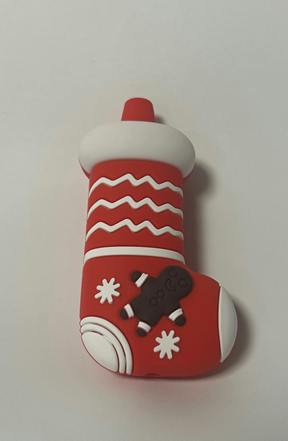 Bamboo Blaze - Silicone Christmas Pipe - Stocking