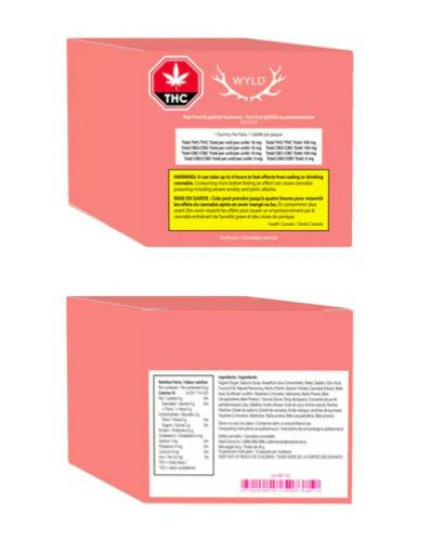 Wyld| Real Fruit Grapefruit THC:CBG:CBC 10-Pack