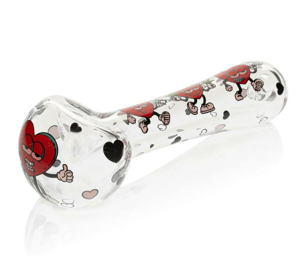 Redeye 4.5" Smoking Hearts Pipe