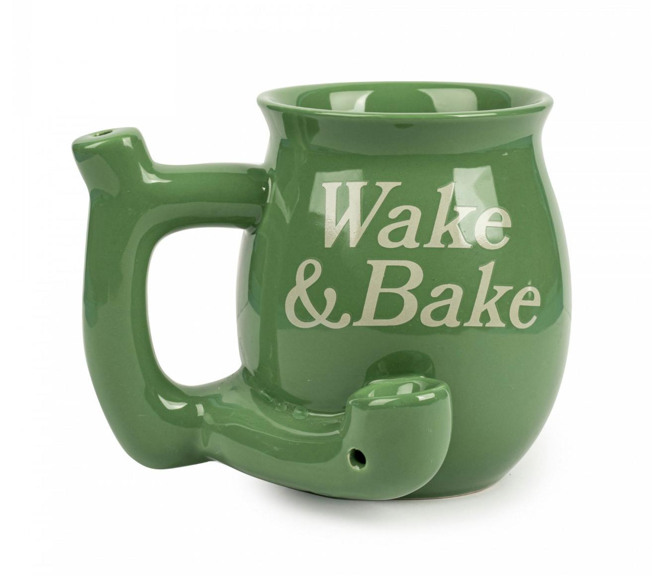 "Wake & Bake" Mug Pipe