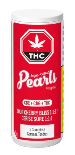 Sour Cherry Bliss 1:1:1 CBC:CBG:THC Gummies
