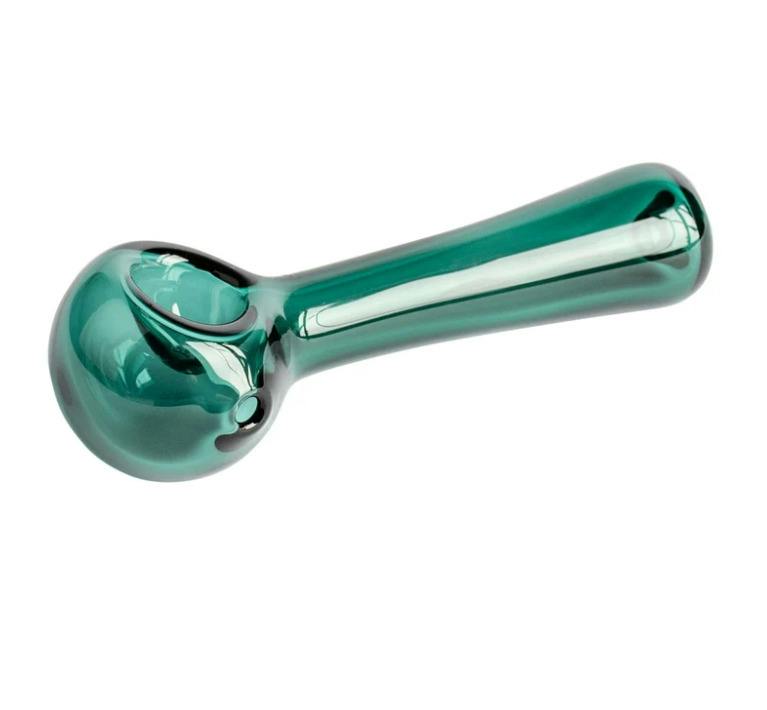 4.5" Teal Spoon Handpipe