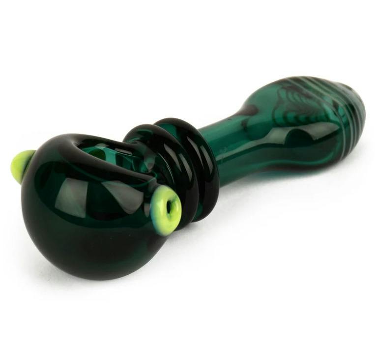 Teal Flatty Wrap Hand Pipe