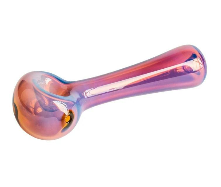 4.5" Amber Spoon Handpipe