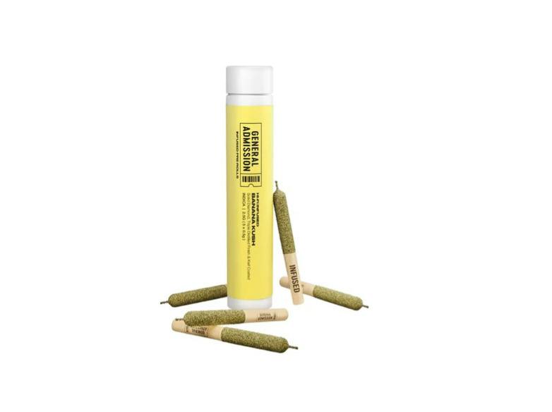 Banana Kush Hi-Fi Infused Pre-Rolls