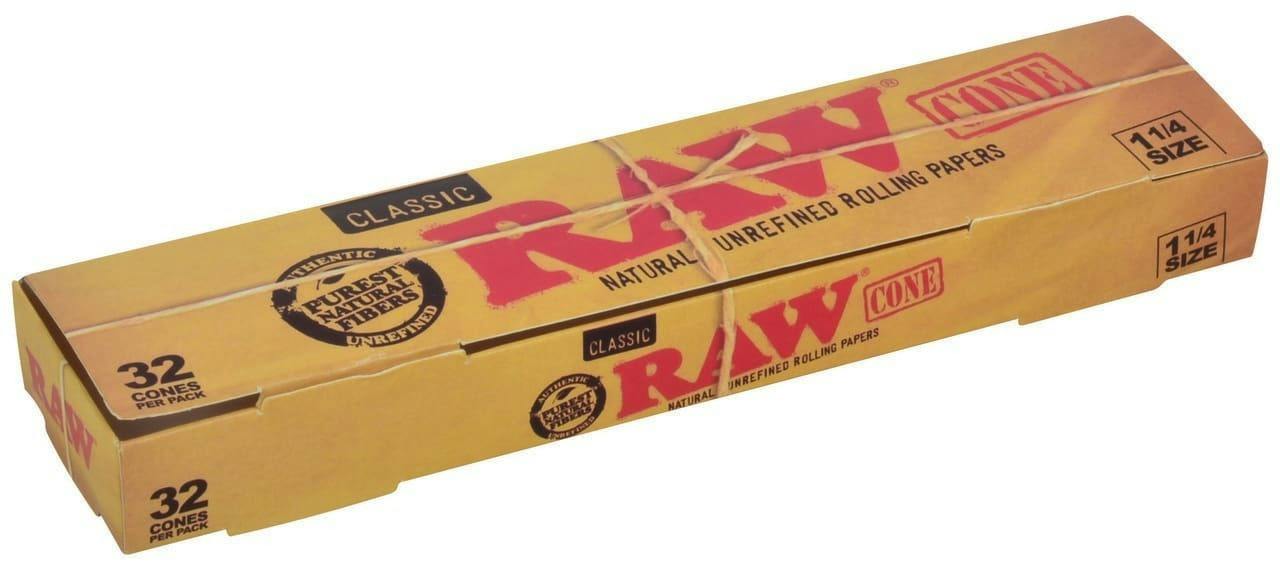 Raw Cone 1 1/4 32 Pack