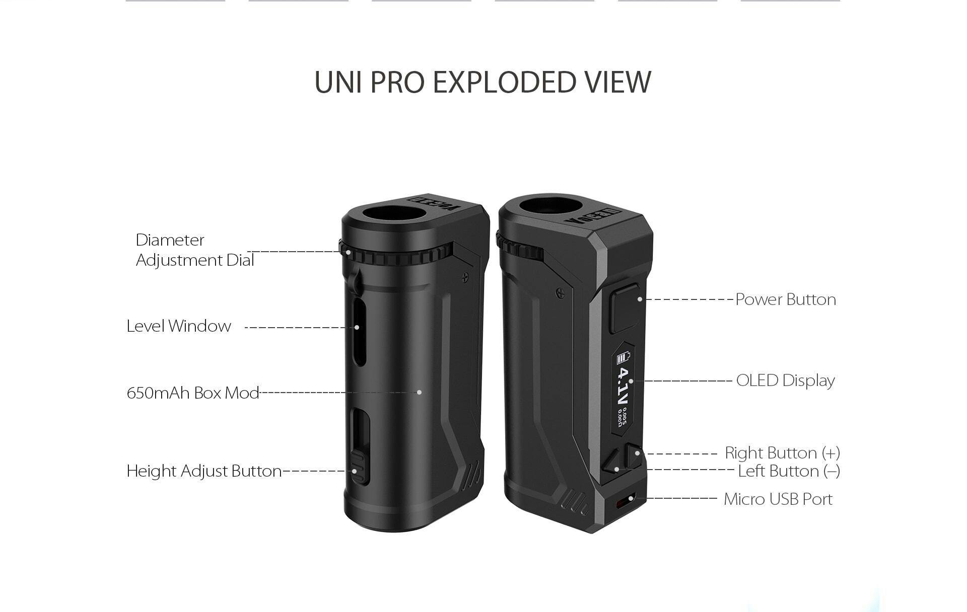 Yocan Uni Pro battery