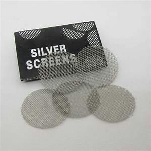 Silver metal screens 5pk