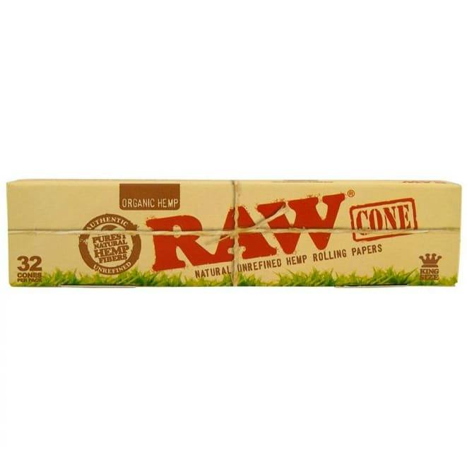 Raw Organic Natural Unrefined King Size 32 pk Pre-roll Cones