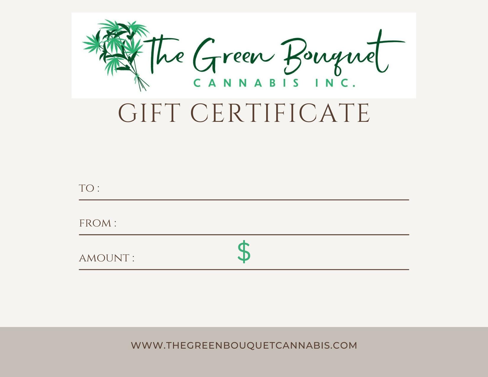 $60.00 Gift Certificate