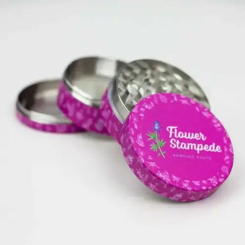 Grinder 4pc Flower Stampede Pink