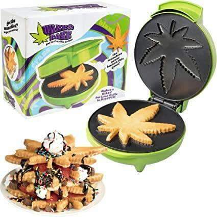 Marijuana Pot Leaf Waffle Maker