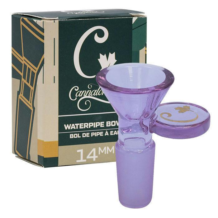 Cannatonik Glass Bowl 14mm Purple, Grey and Green
