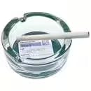 Ashtray 3" Glass Weed RX
