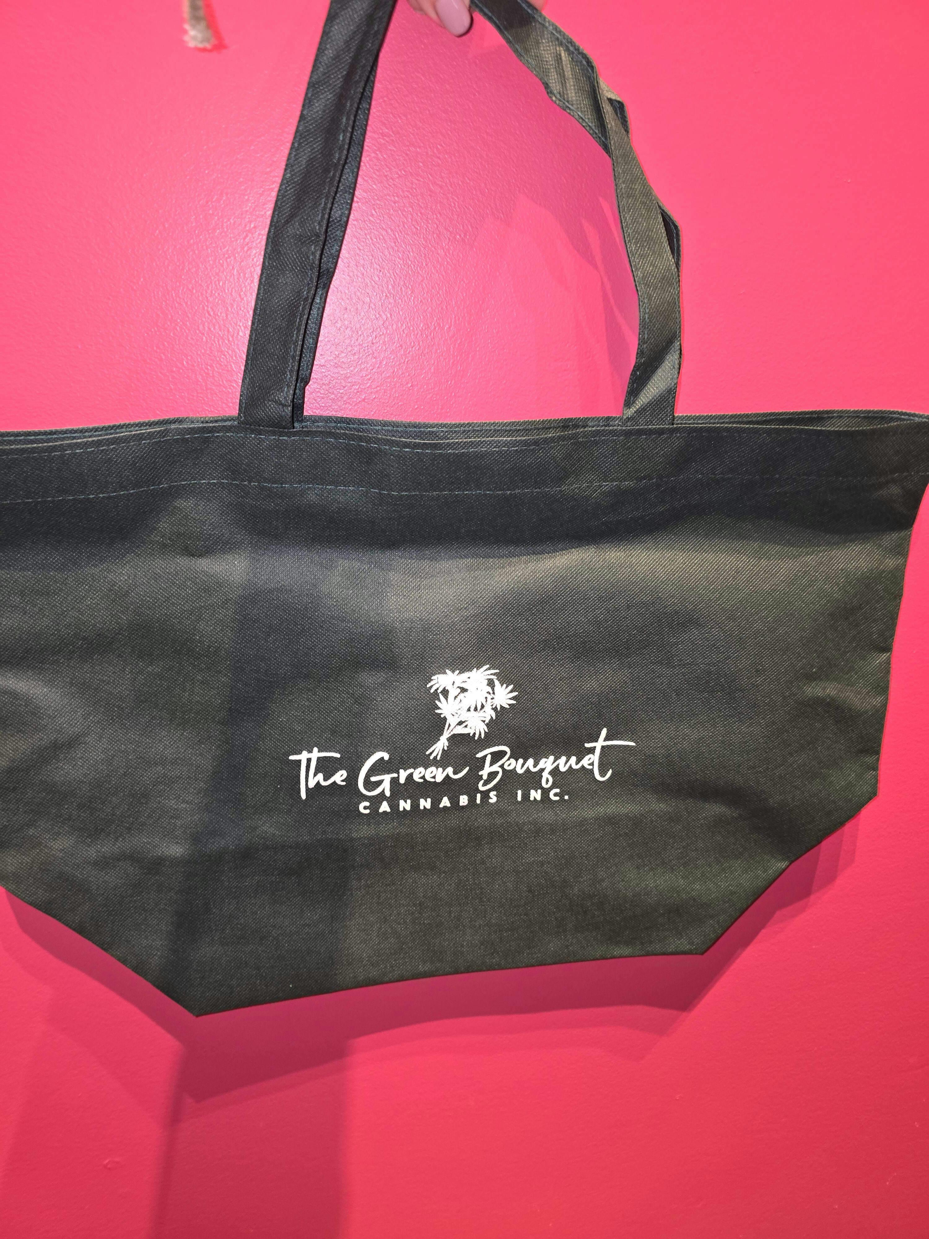 Cloth Bag - Green Bouquet