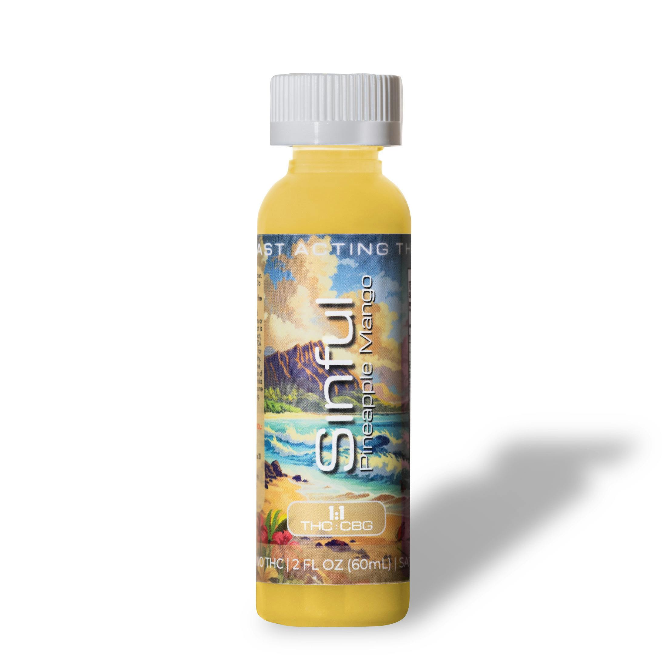 Pineapple Mango Shooter (100mg) - 1:1 THC:CBG