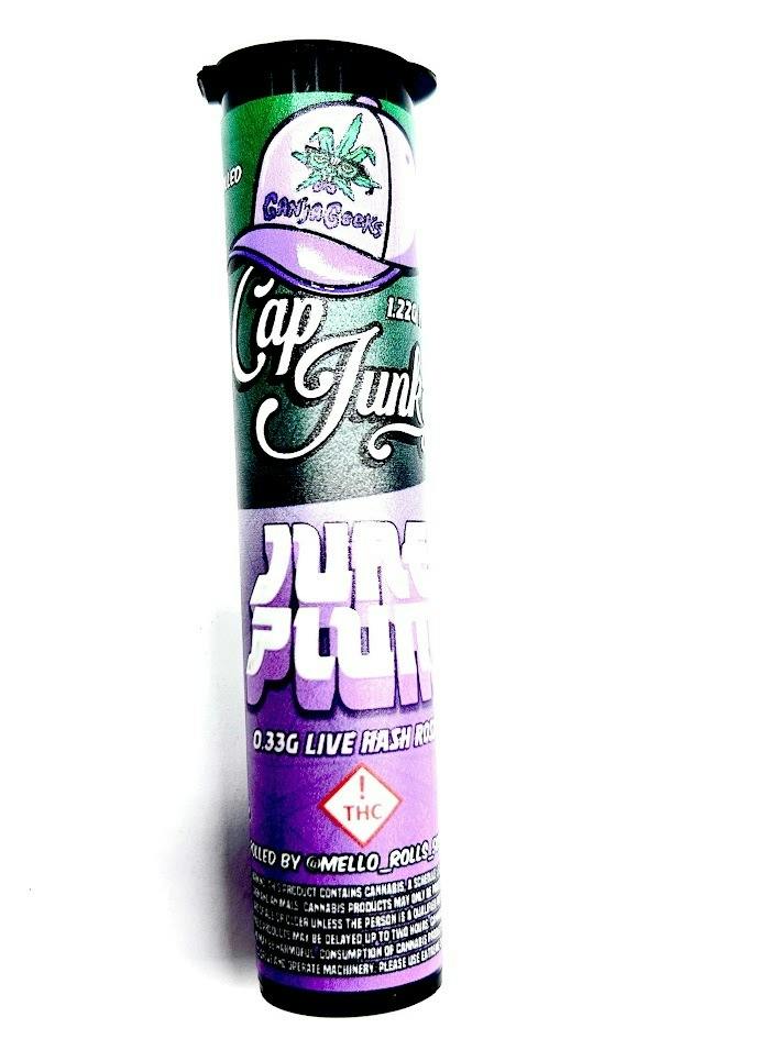 Cap Junky x June Plum (1.5G) - Live Rosin Infused Hash Hole