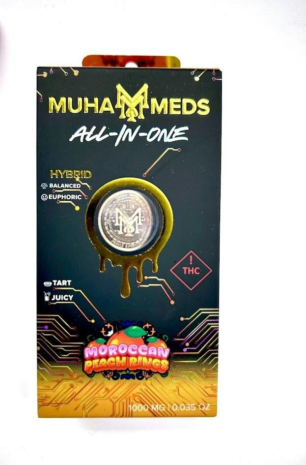 Moroccan Peach Rings (1g) - Disposable