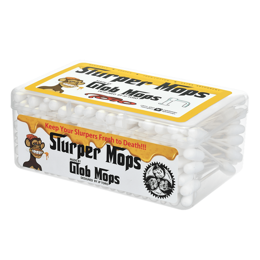 Glob Mops Slurper Mops Dual Tip Cotton Swabs | 200ct Tub