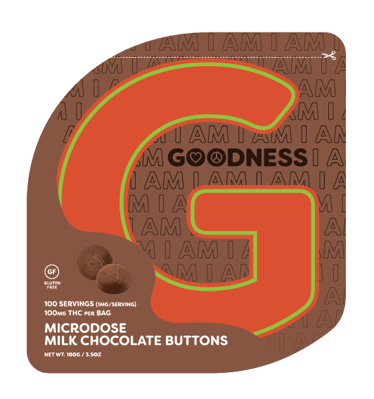 Microdose Milk Chocolate Buttons | 100mg | 100pk