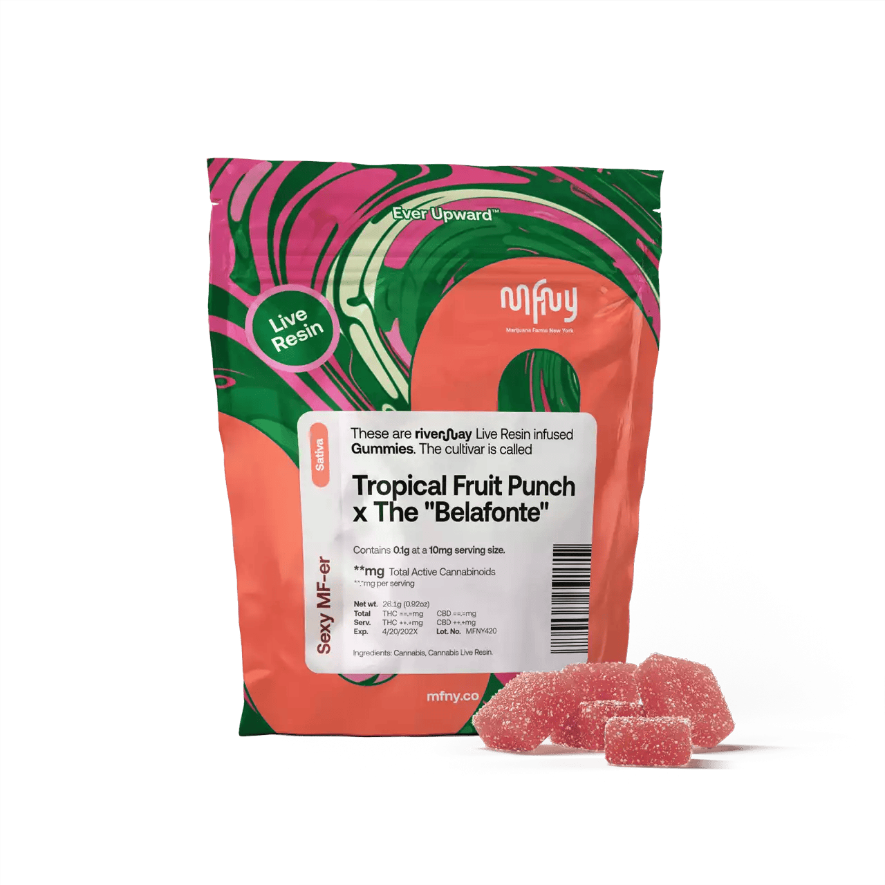 Tropical Fruit Punch x The Belafonte | 100mg | 10pk Live Resin Gummies
