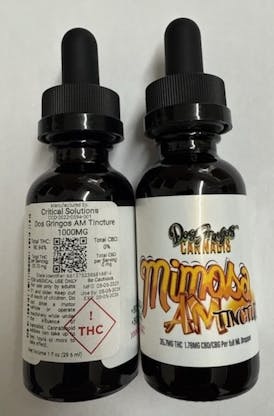 Dos Gringos - MEDICAL - A.M. Morning Tincture (1000mg)