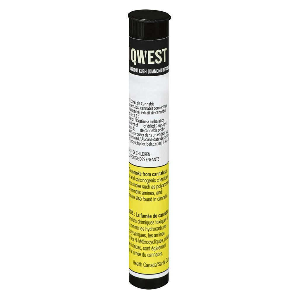 Qwest - Apricot Kush Diamond Infused Pre-Rolls - Indica - 3x0.5g