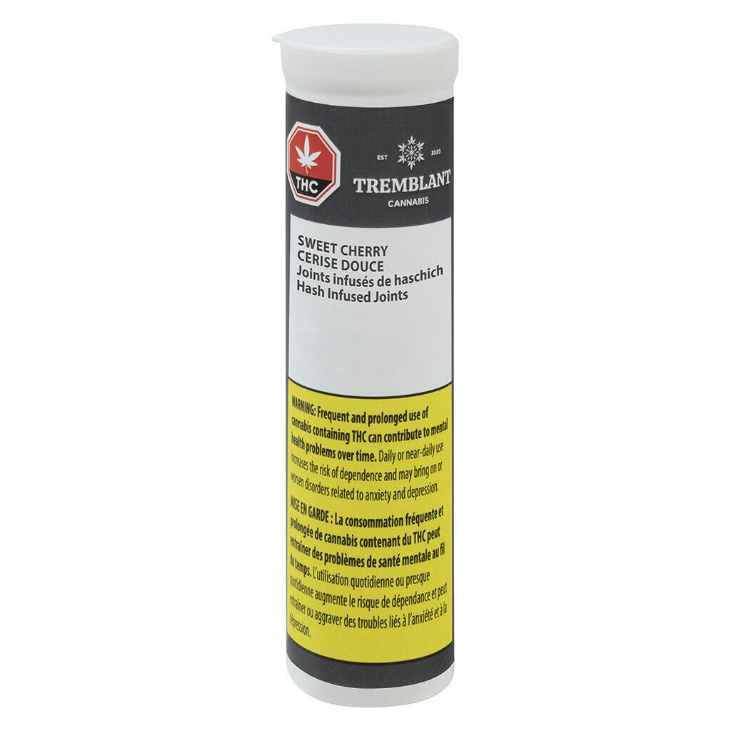 Tremblant Cannabis - Sweet Cherry Hash Infused Joints - Indica - 3x0.5g