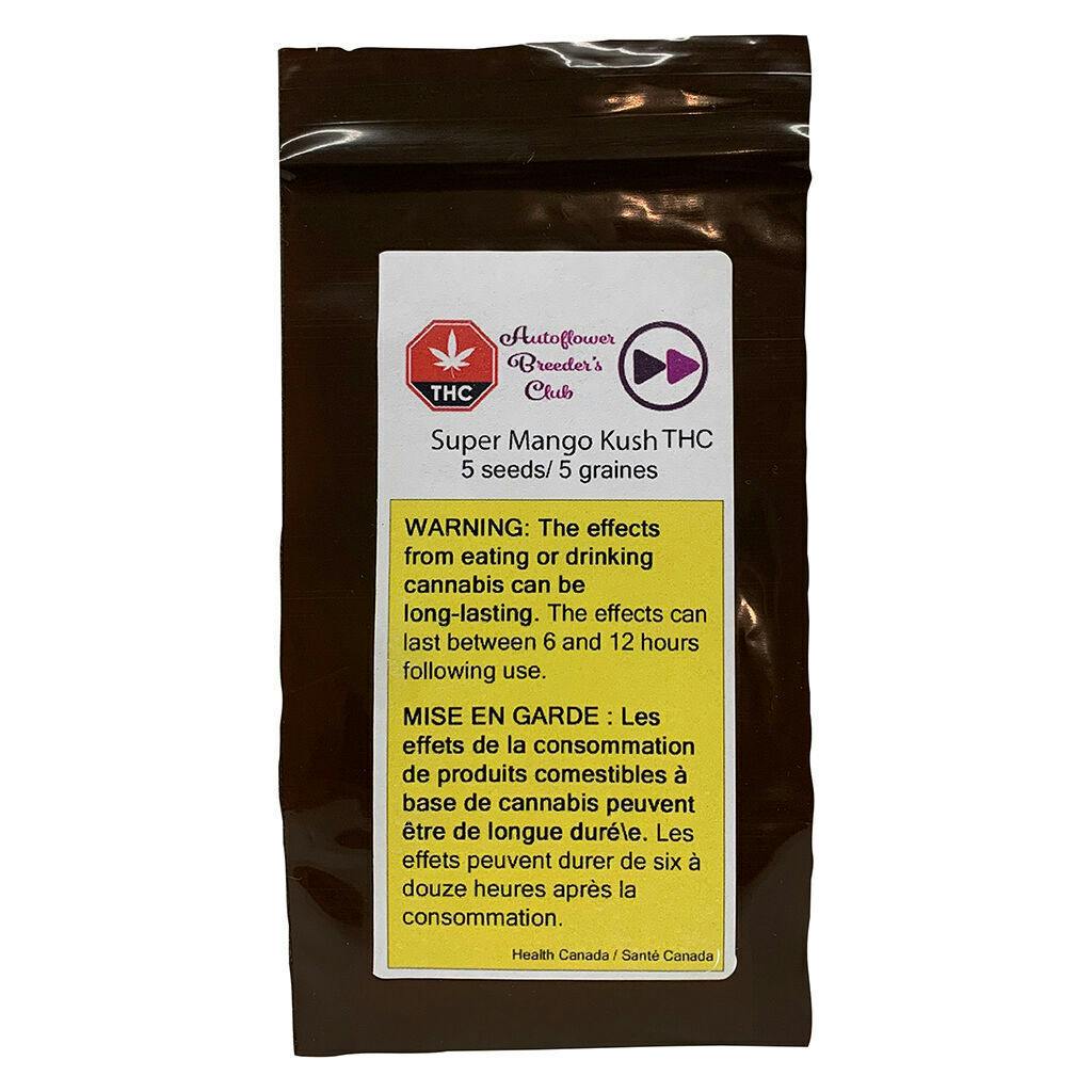 AUTO FLOWER BREEDER'S CLUB - Super Mongo Kush THC AUTO - Hybrid - 5 Pack