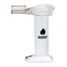 Newport 6" Metal Torch - White