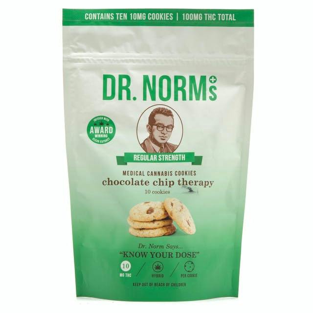 Dr Norm's Chocolate Chip Cookies 10pk 100mg