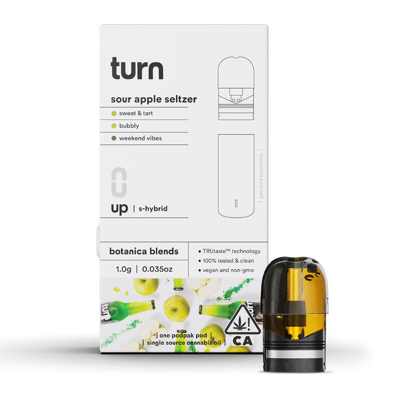 turn: Sour Apple Seltzer