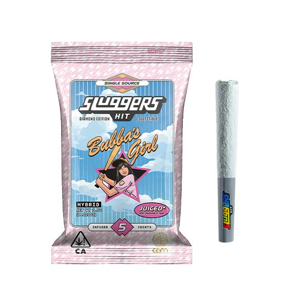 Sluggers X CAM- Infused Preroll - 3.5g 5pk - Bubba's Girl - Diamond Edition