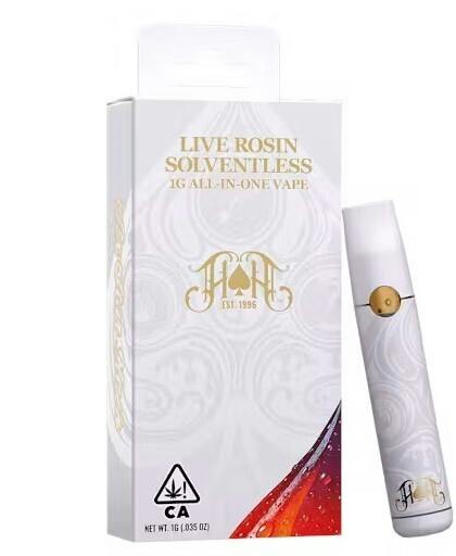 Heavy Hitters x Huckleberry Hill Farms Ridgeline Rose (H) Live Rosin AIO 1g