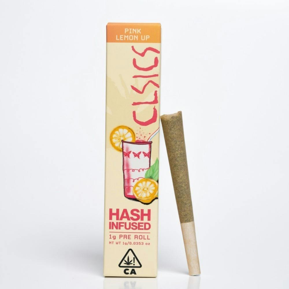 CLSICS Pink Lemon Up (H) Infused Preroll 1g