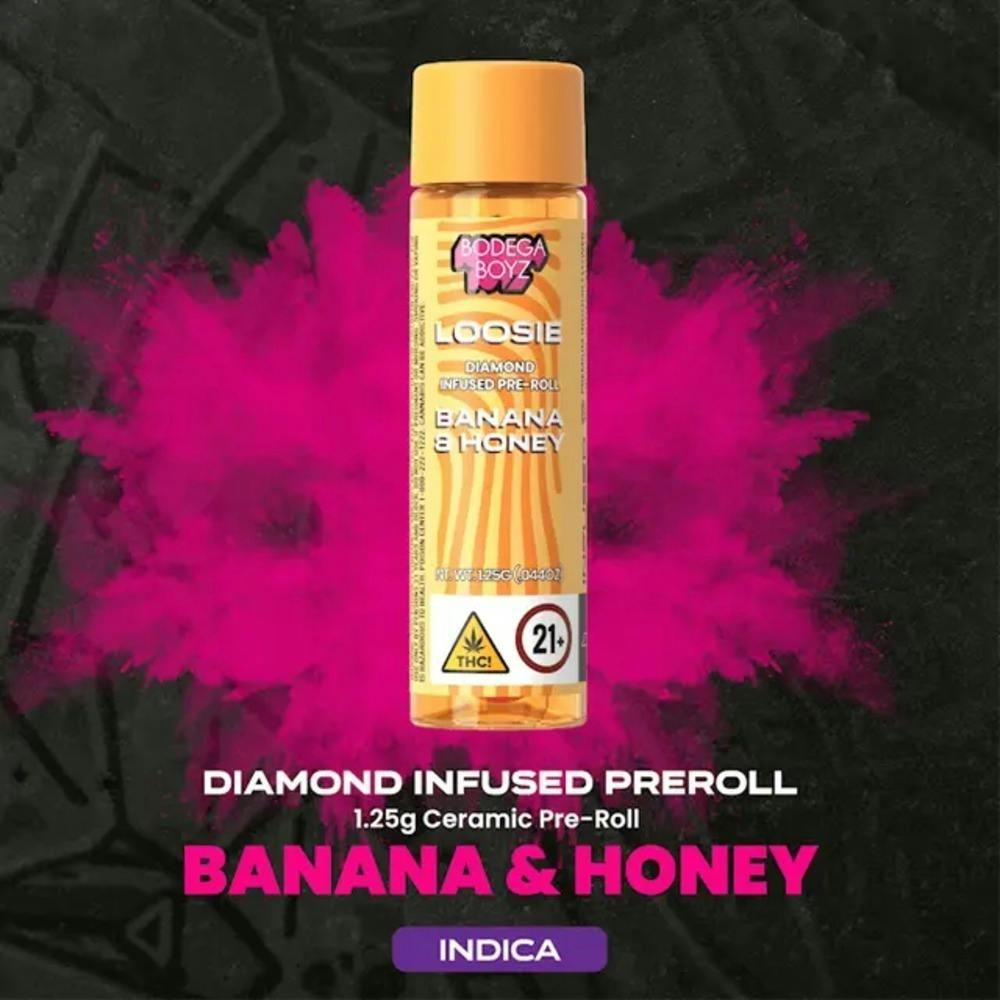 Bodega Boyz Bananas & Honey (I) Diamond Infused Preroll 1.25g